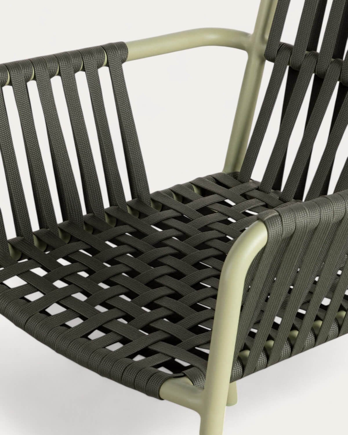 Pack de 4 Chaises d'Extérieur en Aluminium et Corde Drian , image de la gelerie 7