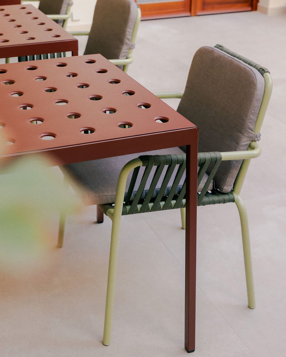 Pack de 4 Chaises d'Extérieur en Aluminium et Corde Drian , image de la gelerie 2