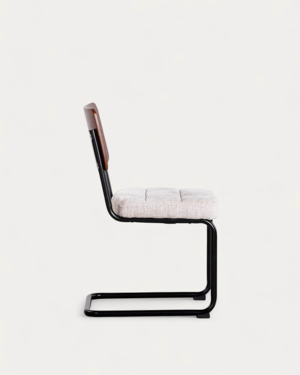 Pack 4 Chaises de Salle à Manger en Bois et Tissu Cuba, image de la gelerie 4