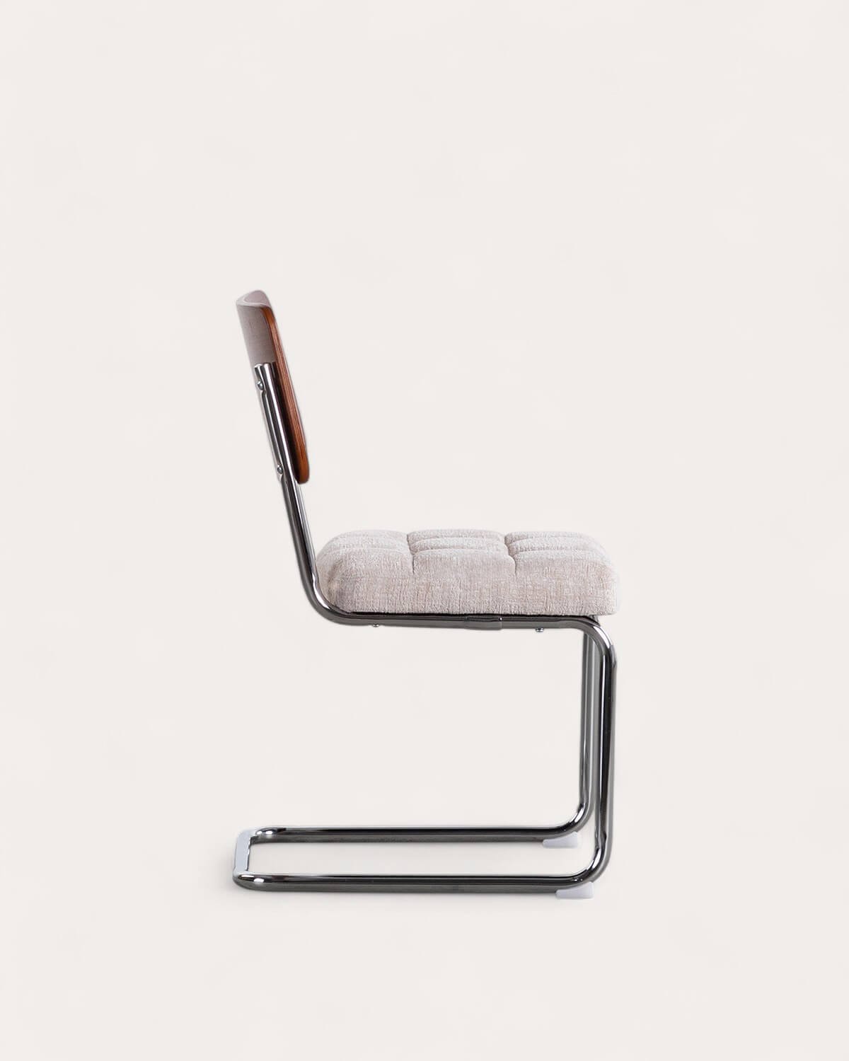 Pack 4 Chaises de Salle à Manger en Bois et Tissu Cuba, image de la gelerie 4