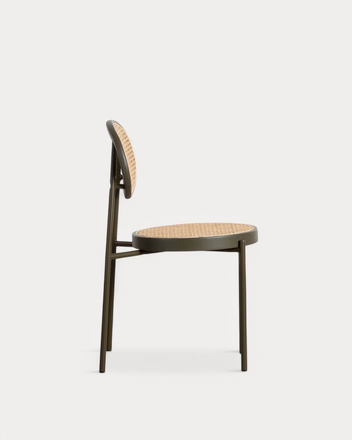 Chaise de Salle à Manger en Rotin Naturel et Métal Vili, image de la gelerie 6