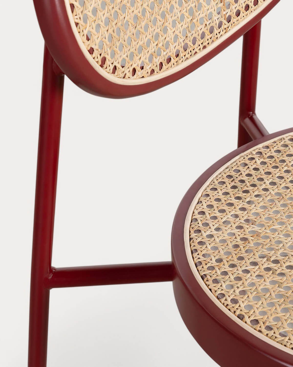 Chaise de Salle à Manger en Rotin Naturel et Métal Vili, image de la gelerie 8