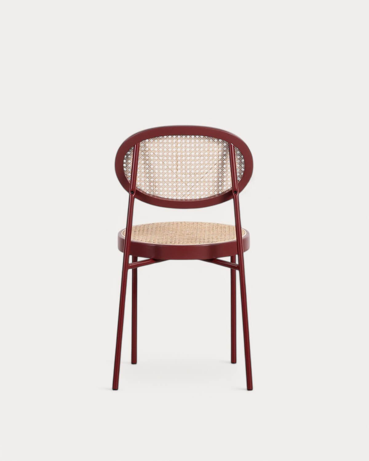 Pack 2 Chaises de Salle à Manger en Rotin Naturel et Métal Vili, image de la gelerie 5