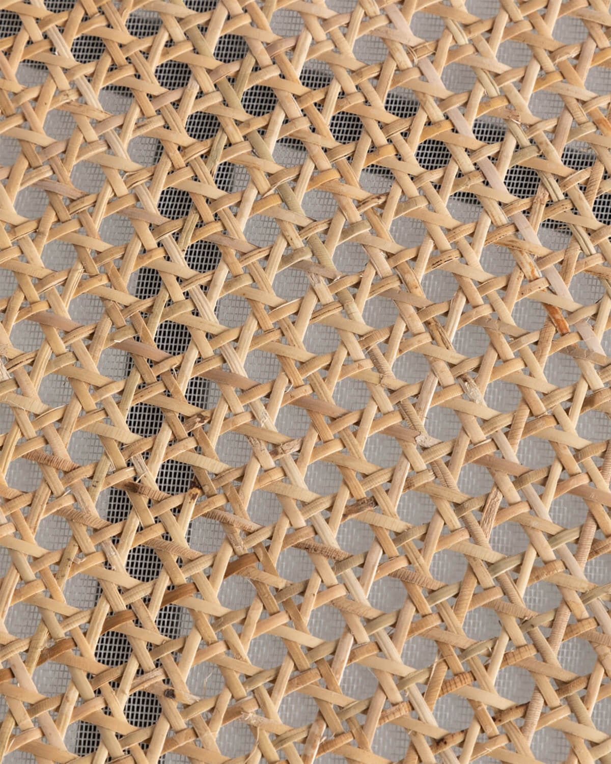 Pack 4 Chaises de Salle à Manger en Métal et Rotin Naturel Vili, image de la gelerie 10