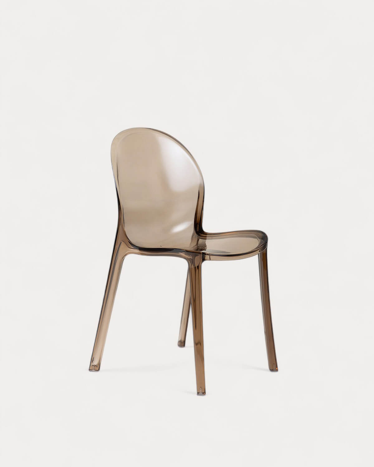 2 Chaises Transparentes En Polycarbonate – Design Crystal, Style Starck, Neuves