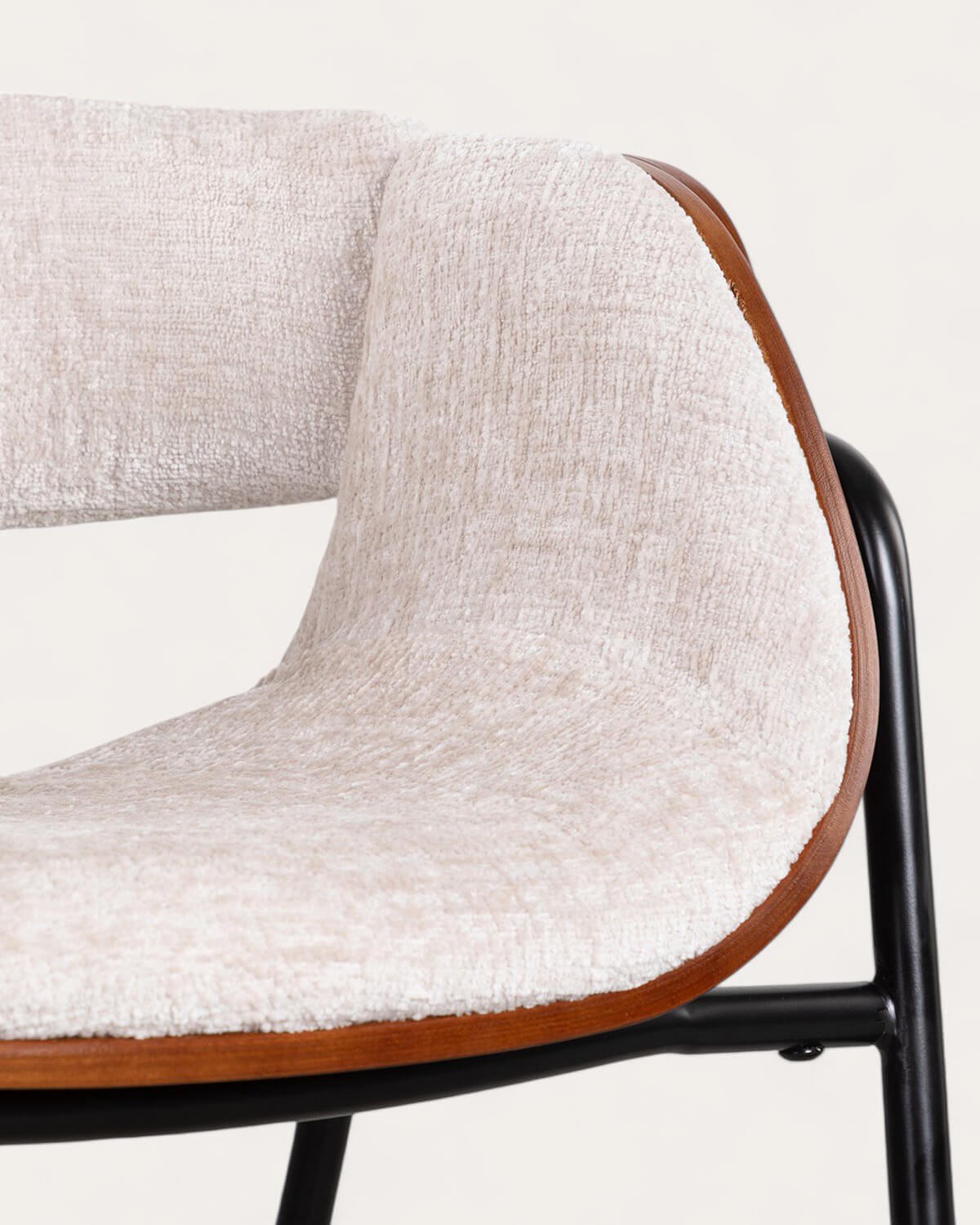 Chaise de Salle à Manger en Bois et Tissu Berlin, image de la gelerie 7