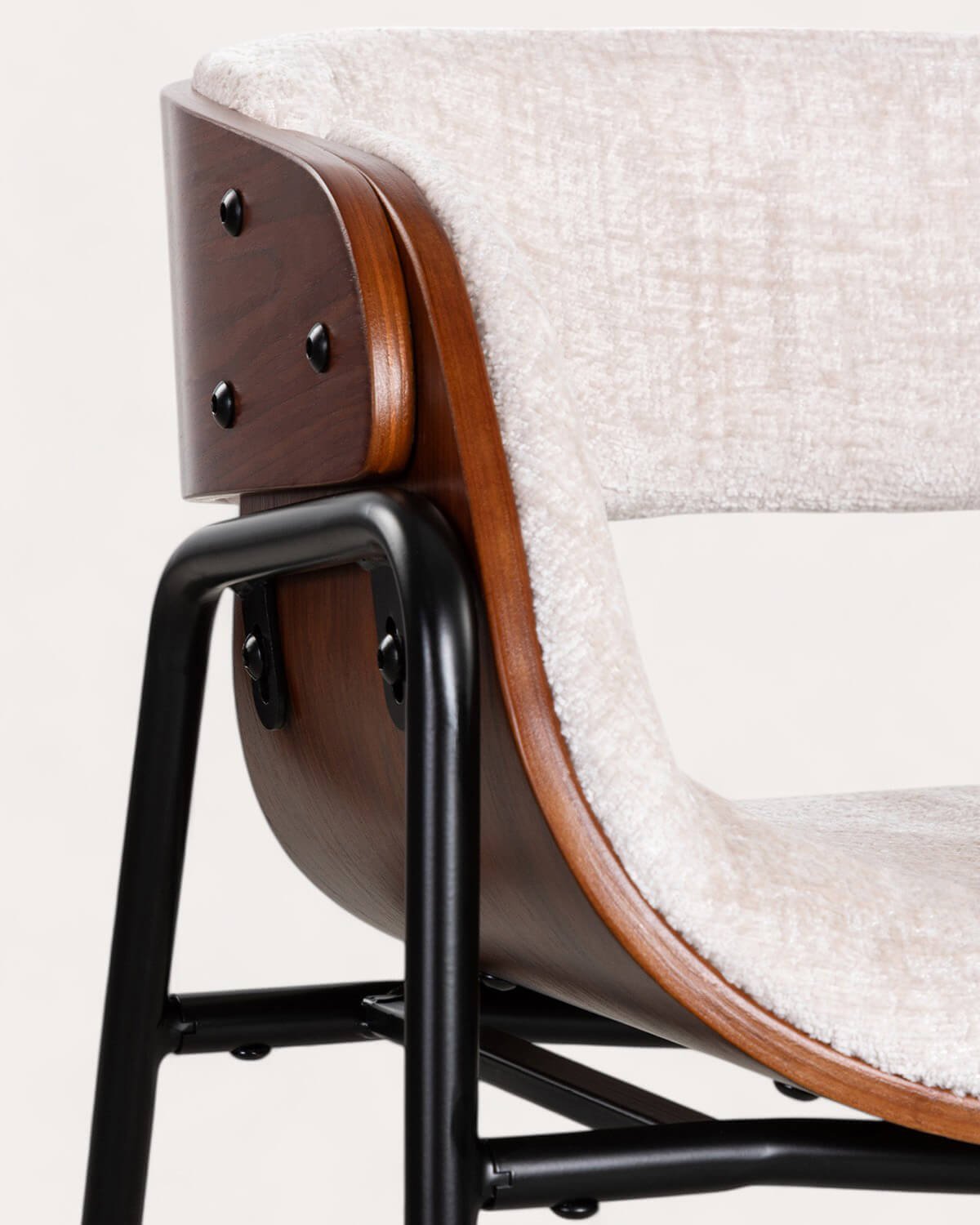 Chaise de Salle à Manger en Bois et Tissu Berlin, image de la gelerie 8