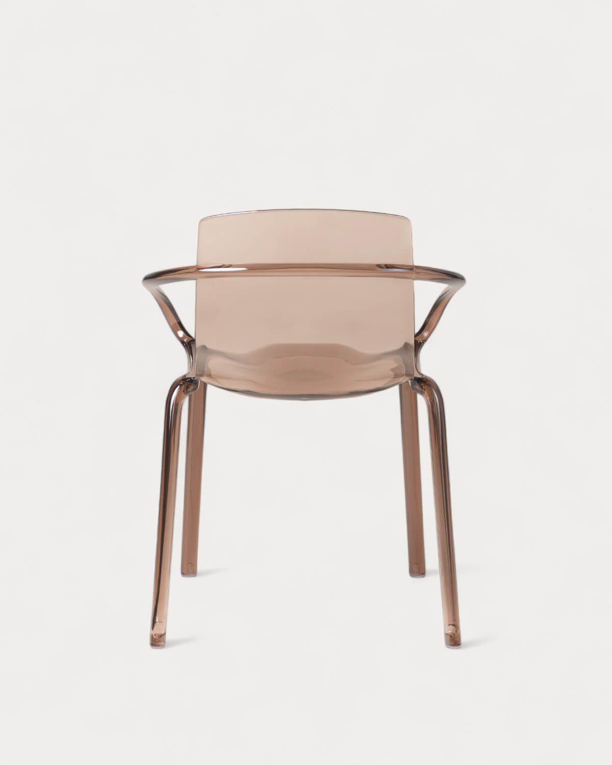 Pack 4 Chaises de Salle à Manger avec Accoudoirs en Polycarbonate Zuera, image de la gelerie 5