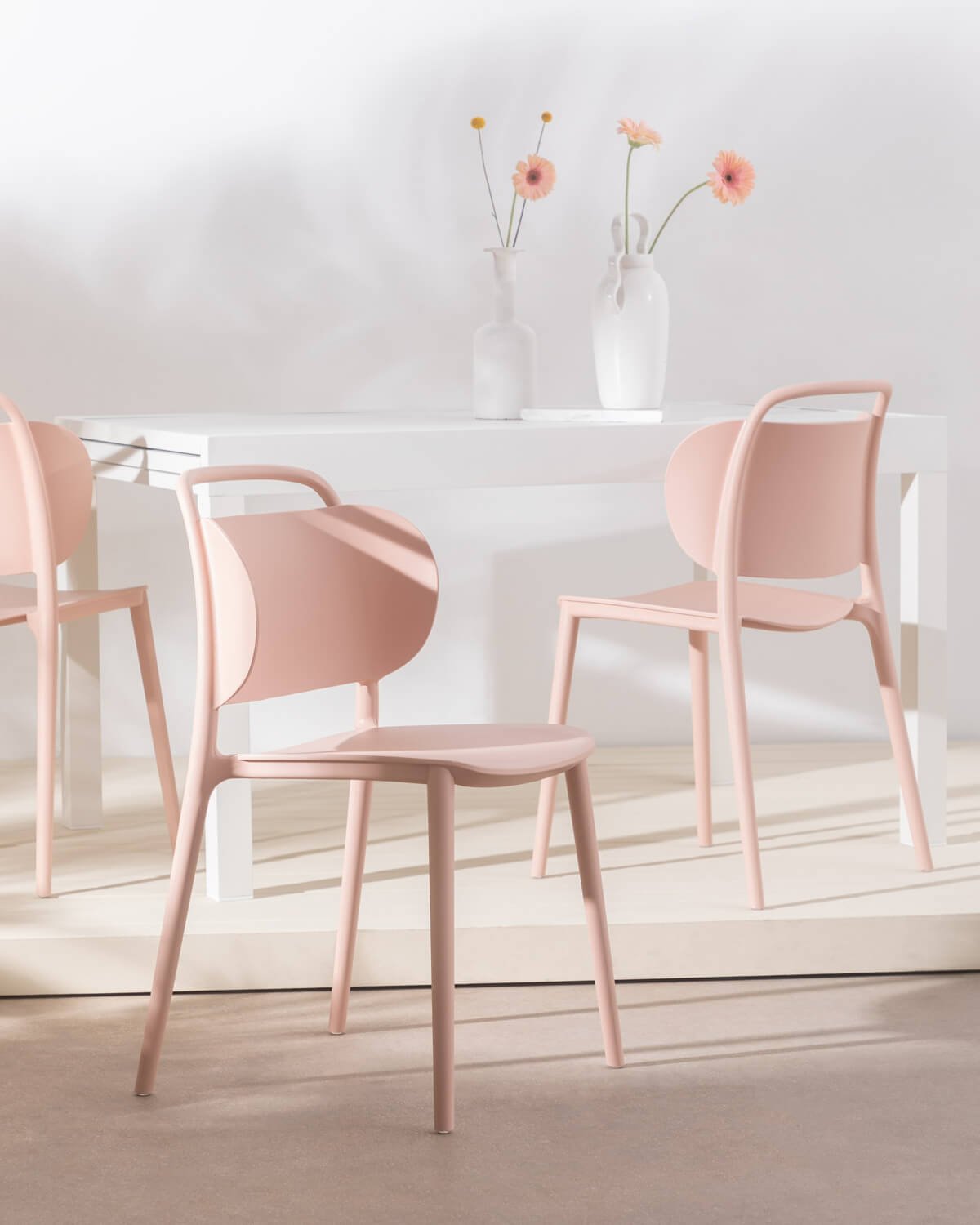 Pack 4 Chaises de Salle à Manger en Polypropylène Kole, image de la gelerie 2