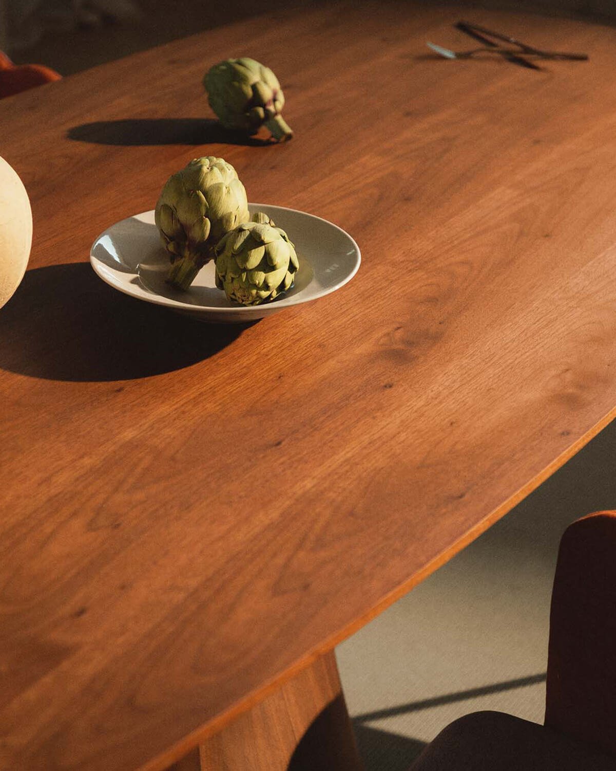 Table de Salle à Manger Rectangulaire en Bois et Fibre de Verre (220x100 cm) Flawas, image de la gelerie 6