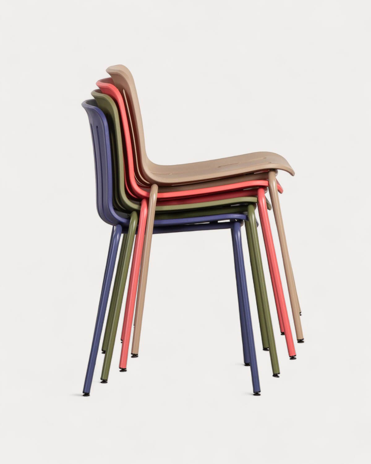 Pack de 2 Chaises d'Extérieur en Polypropylène Romi, image de la gelerie 4