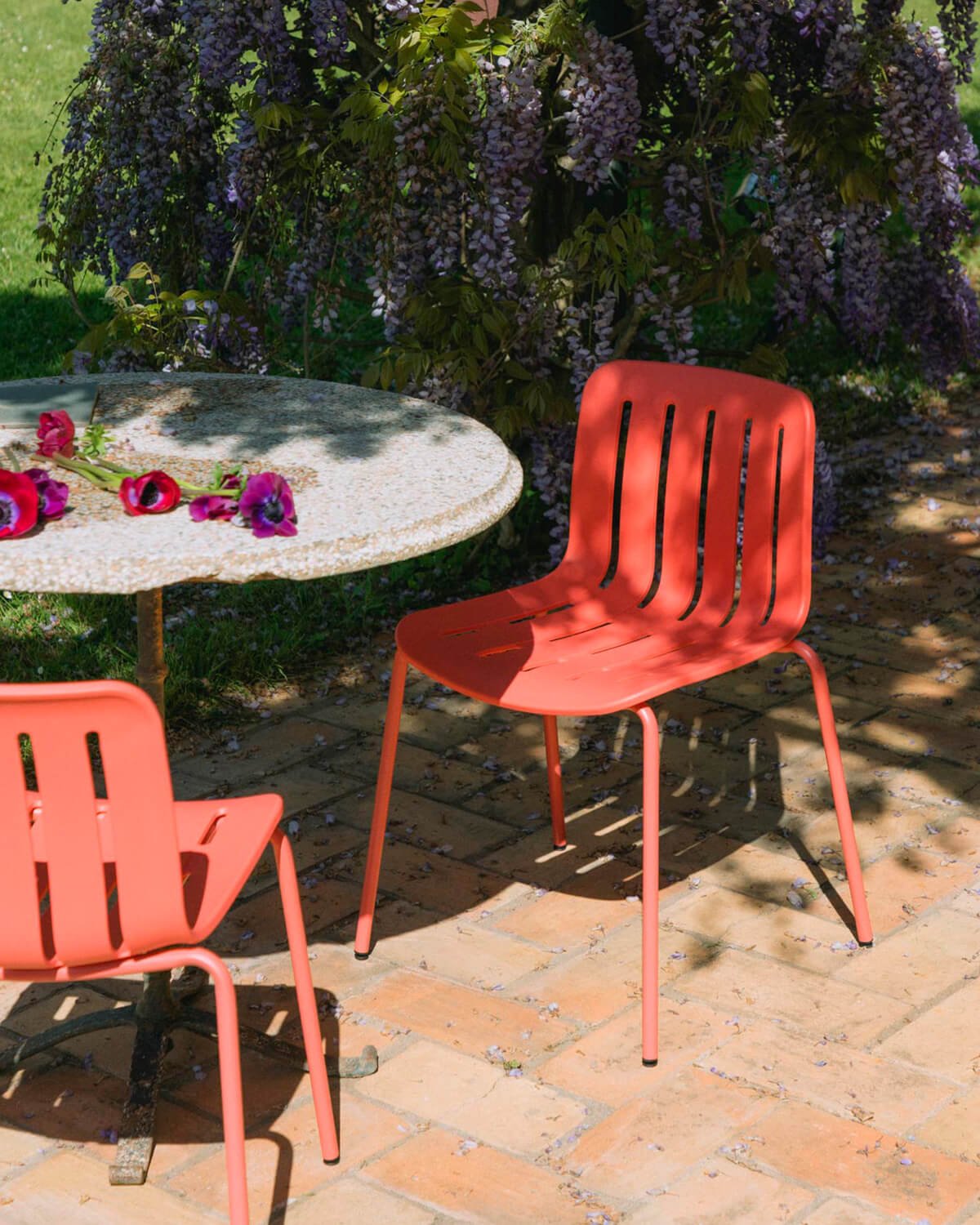 Pack de 4 Chaises d'Extérieur en Polypropylène Romi, image de la gelerie 2