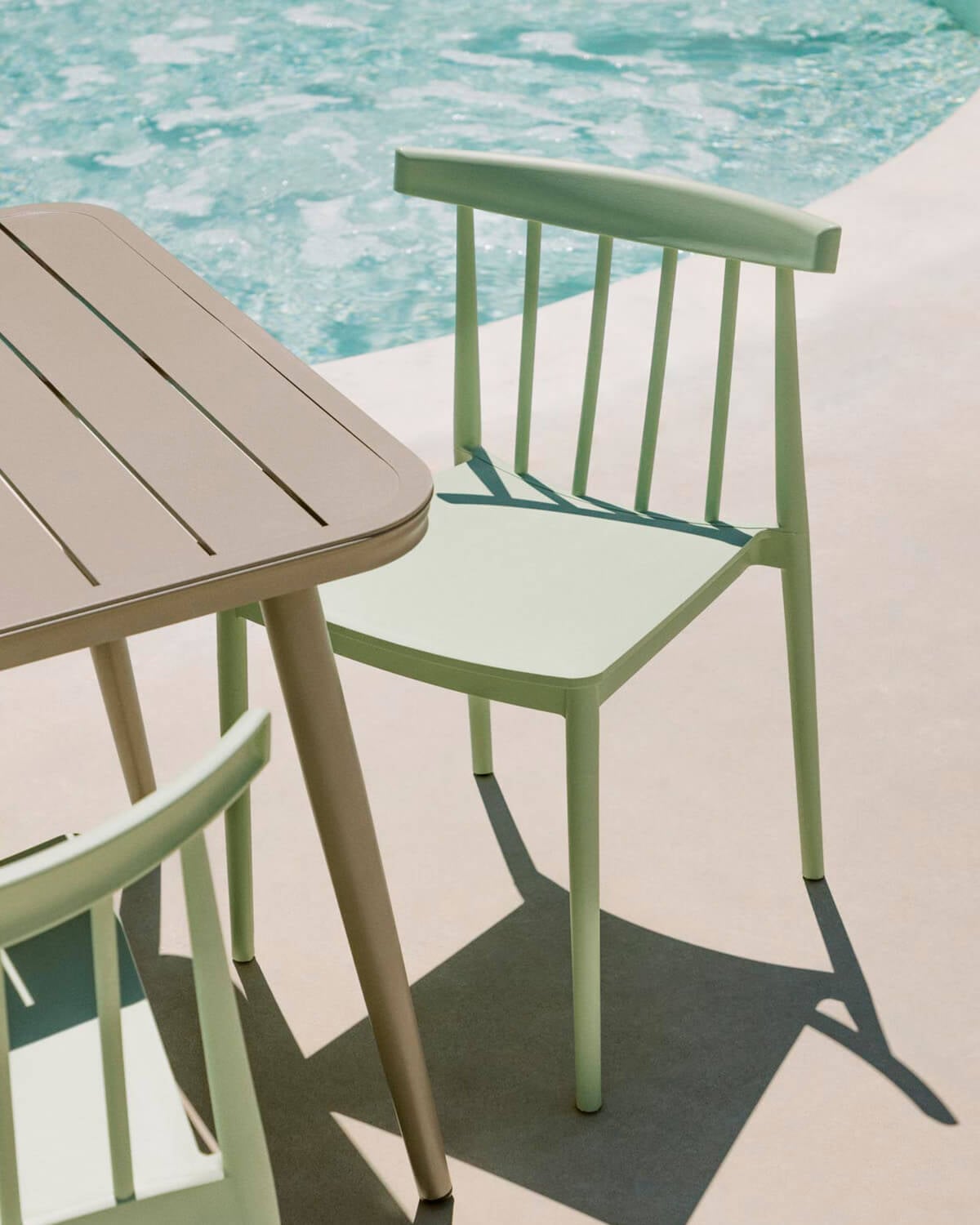 Pack 4 Chaises d'Extérieur en Polypropylène Sunty, image de la gelerie 2