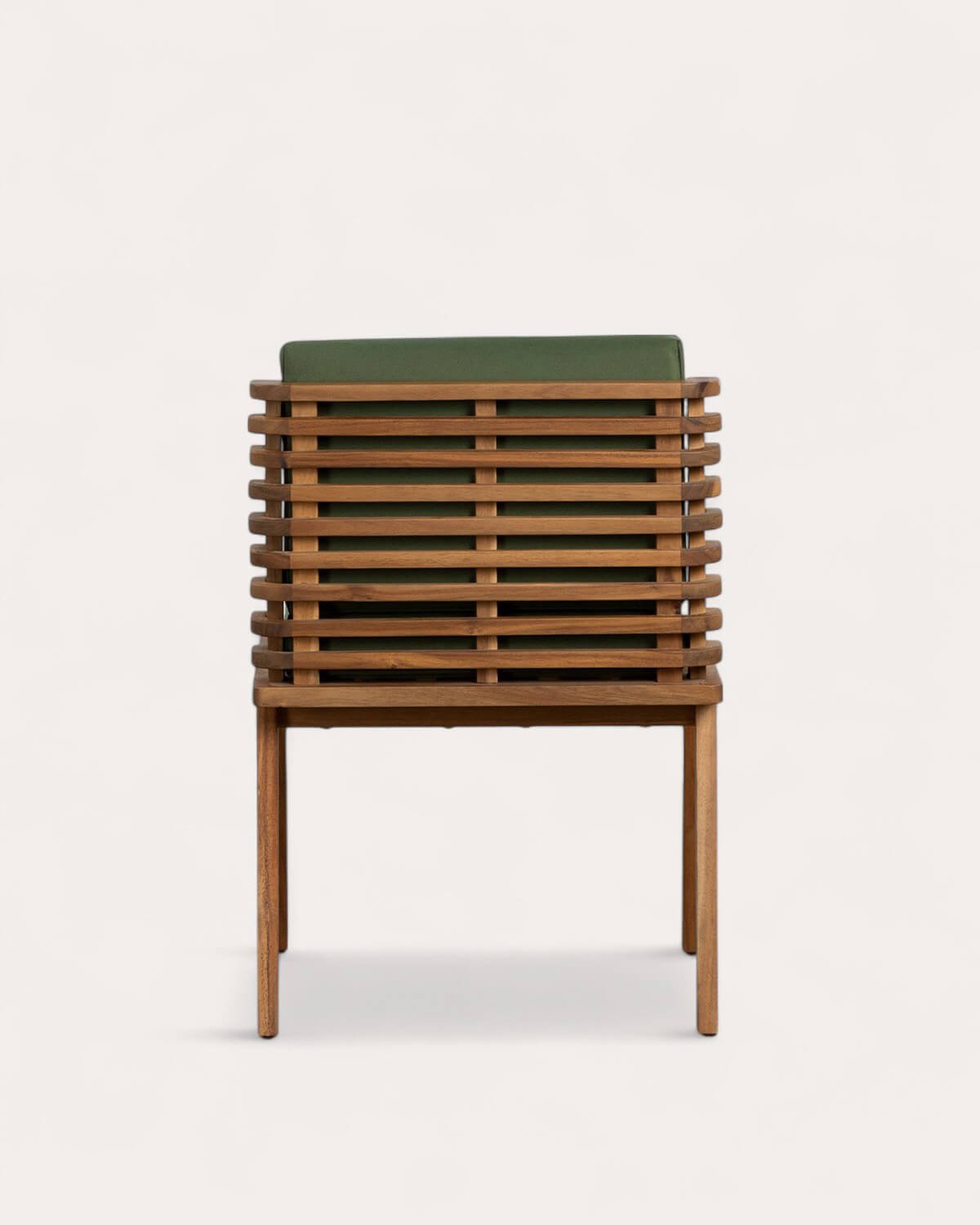 Chaise d'Extérieur en Bois d'Acacia avec Coussins en Tissu Hazan, image de la gelerie 5