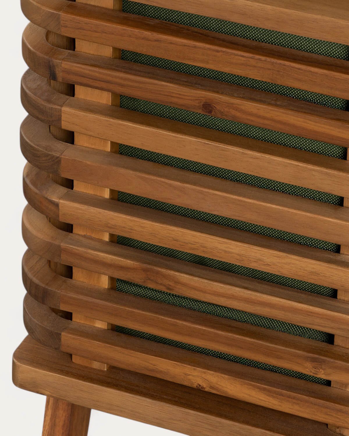 Chaise d'Extérieur en Bois d'Acacia avec Coussins en Tissu Hazan, image de la gelerie 7