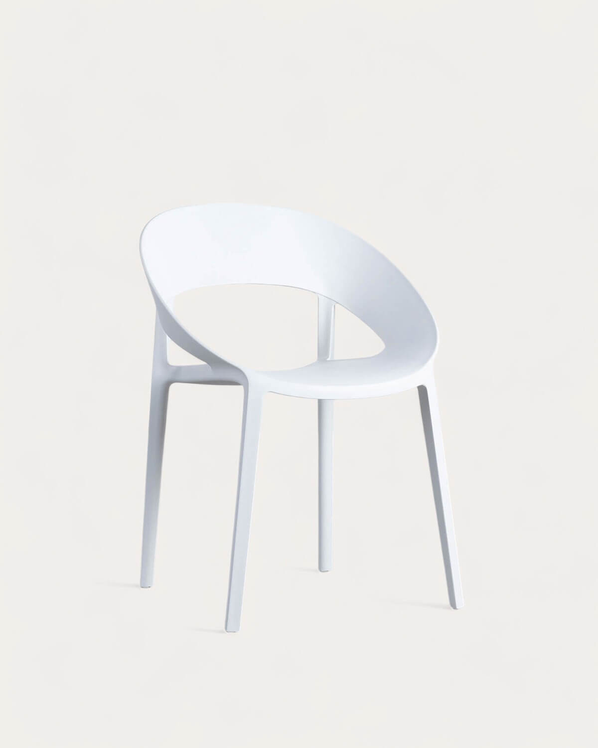 Pack 4 Chaises d'Extérieur en Polypropylène Lara, image de la gelerie 1