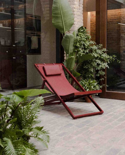 Hamac Inclinable en Aluminium avec Coussin Rilas