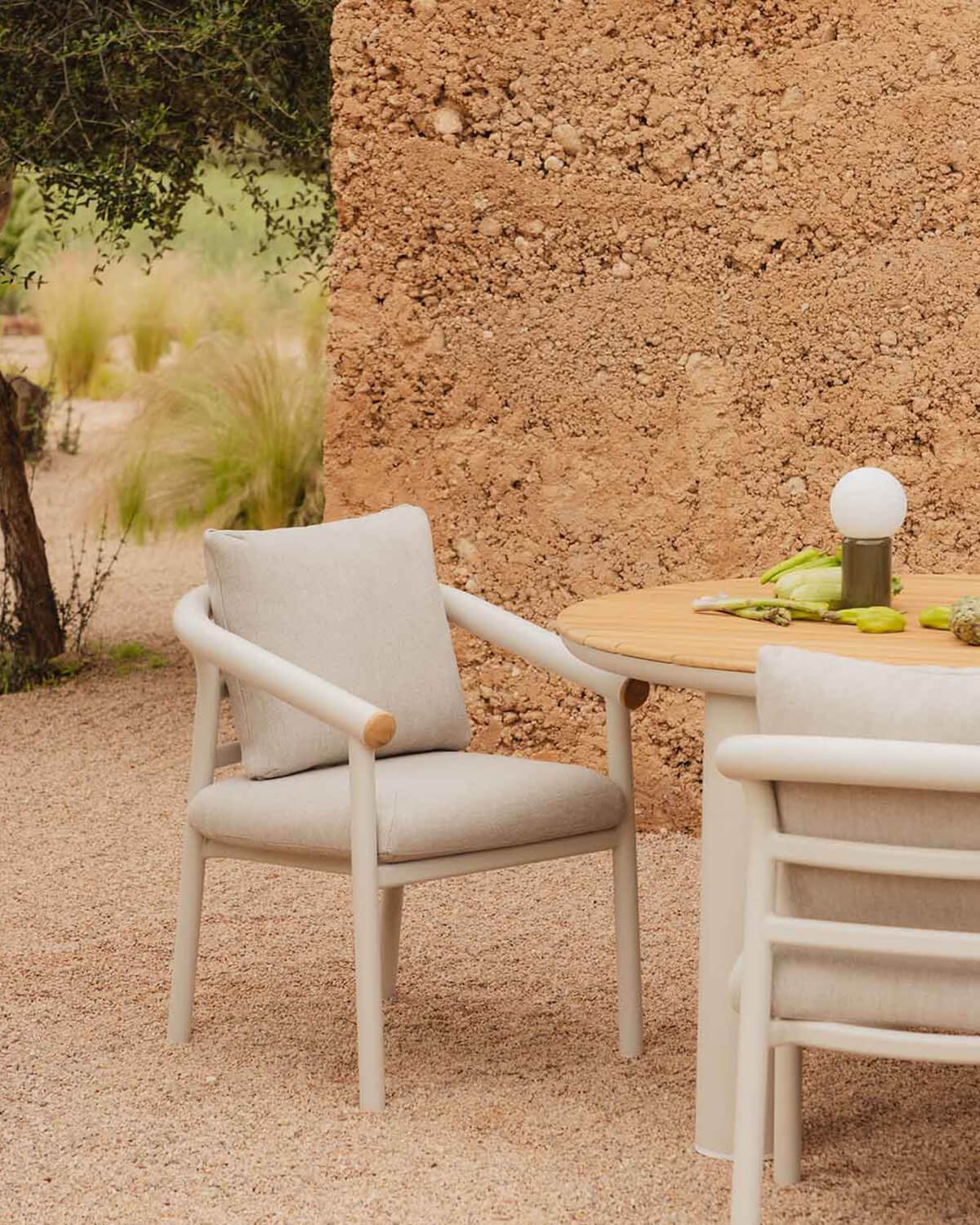 Pack 4 Chaises d'Extérieur en Aluminium Cheryl, image de la gelerie 2