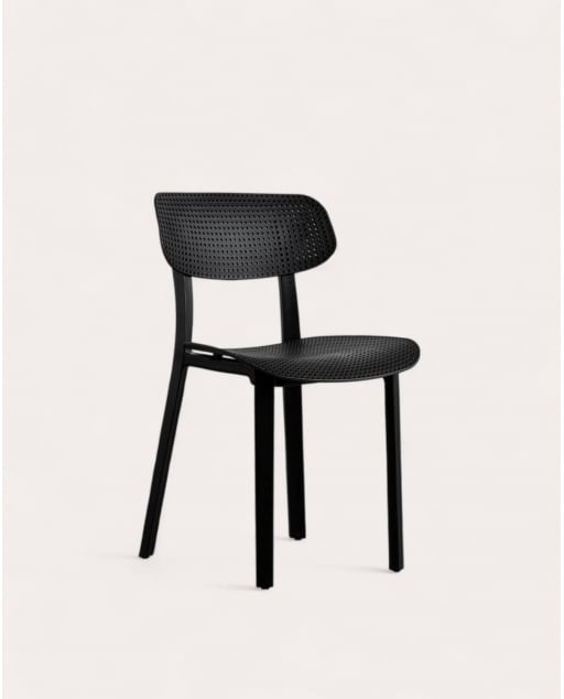 Pack 4 Chaises d'extérieur en polypropylène Dasi Rejilla
