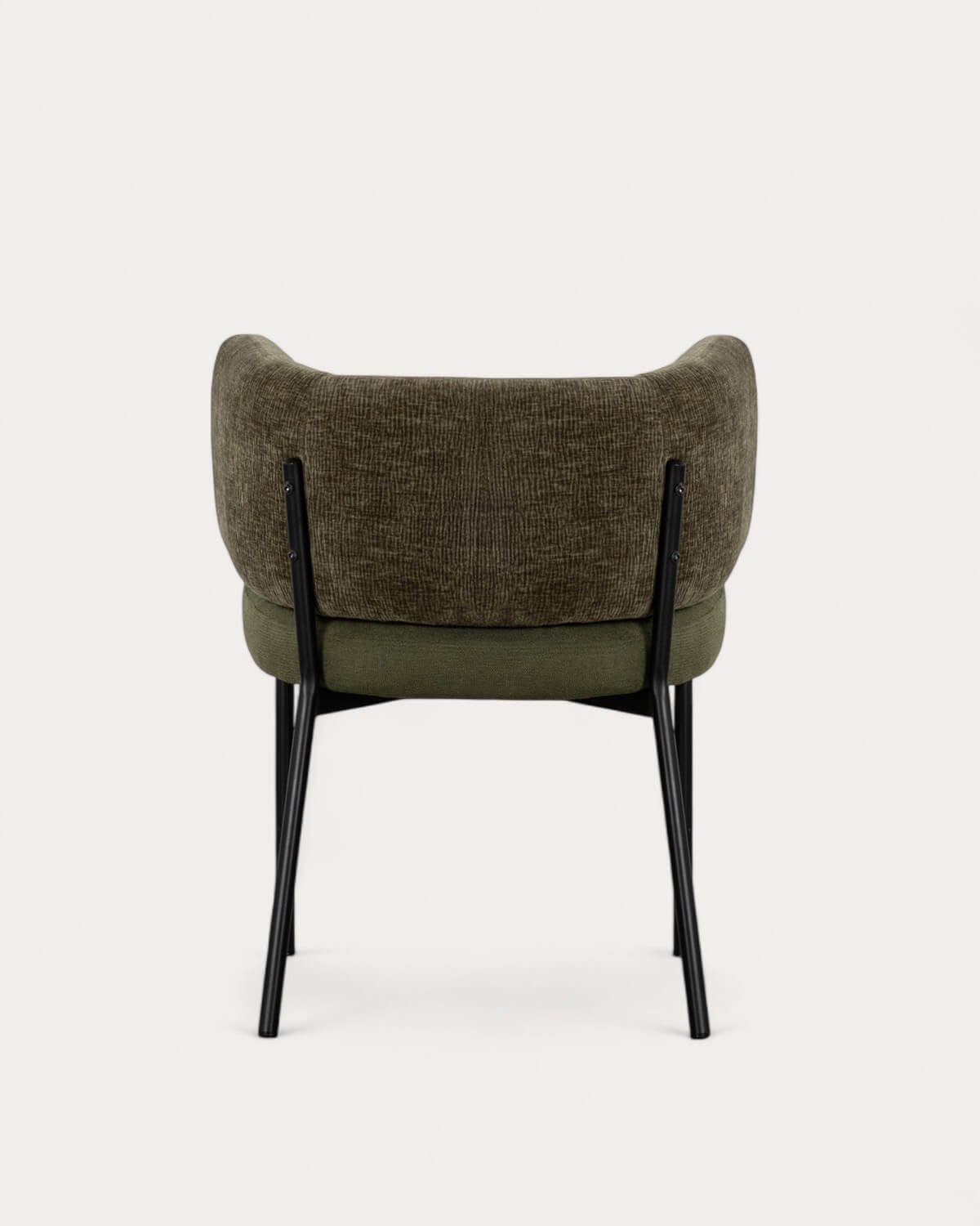 Pack 4 Chaises de Salle à Manger en Tissu et Métal Hades, image de la gelerie 5