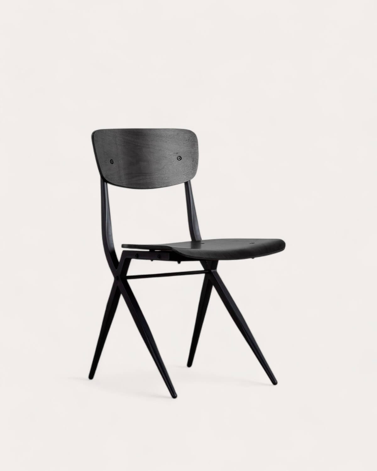 Pack 4 Chaises de Salle à Manger en Bois et Métal Ticher, image de la gelerie 1