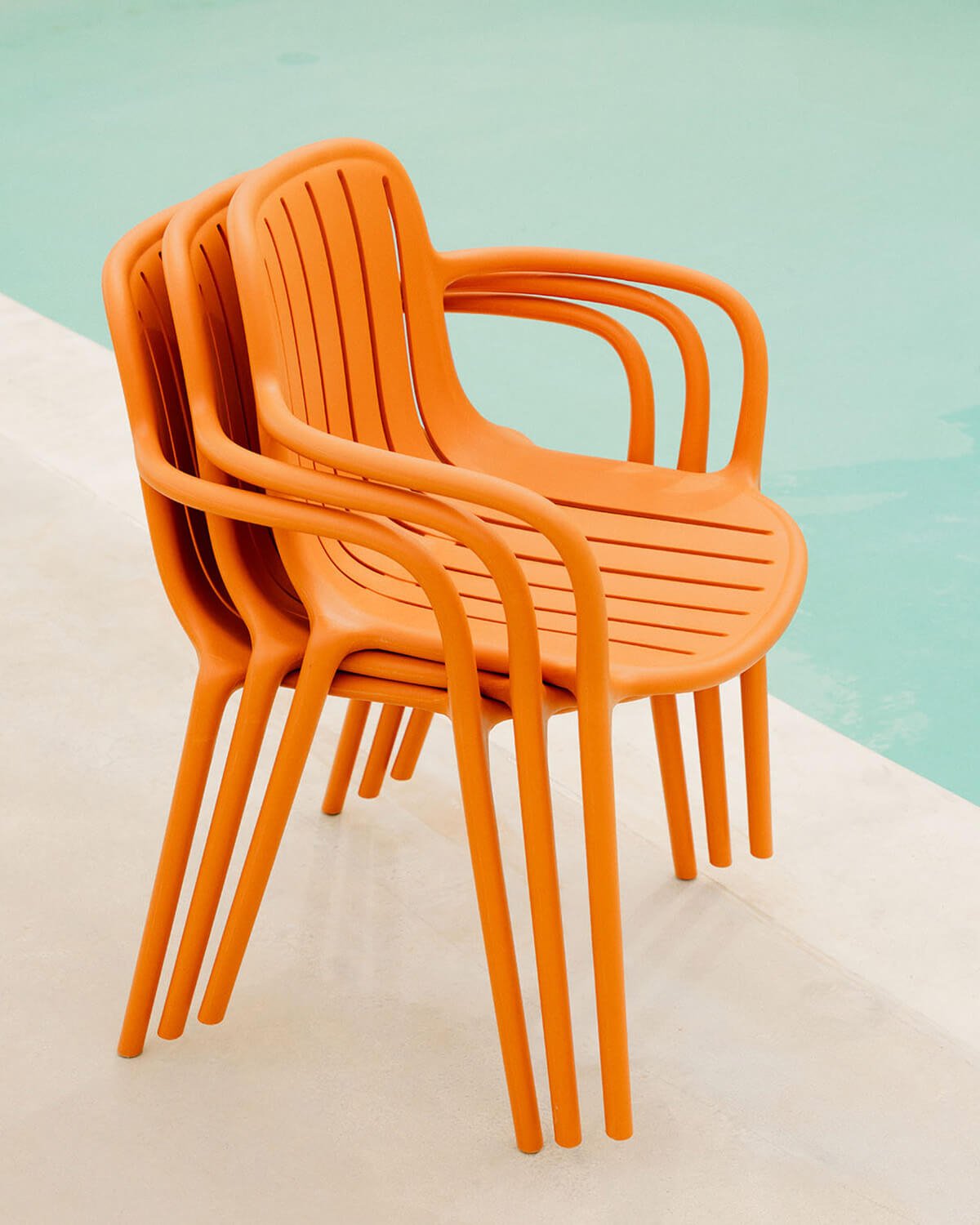 Pack 4 Chaises d'Extérieur en Polypropylène Brand, image de la gelerie 3