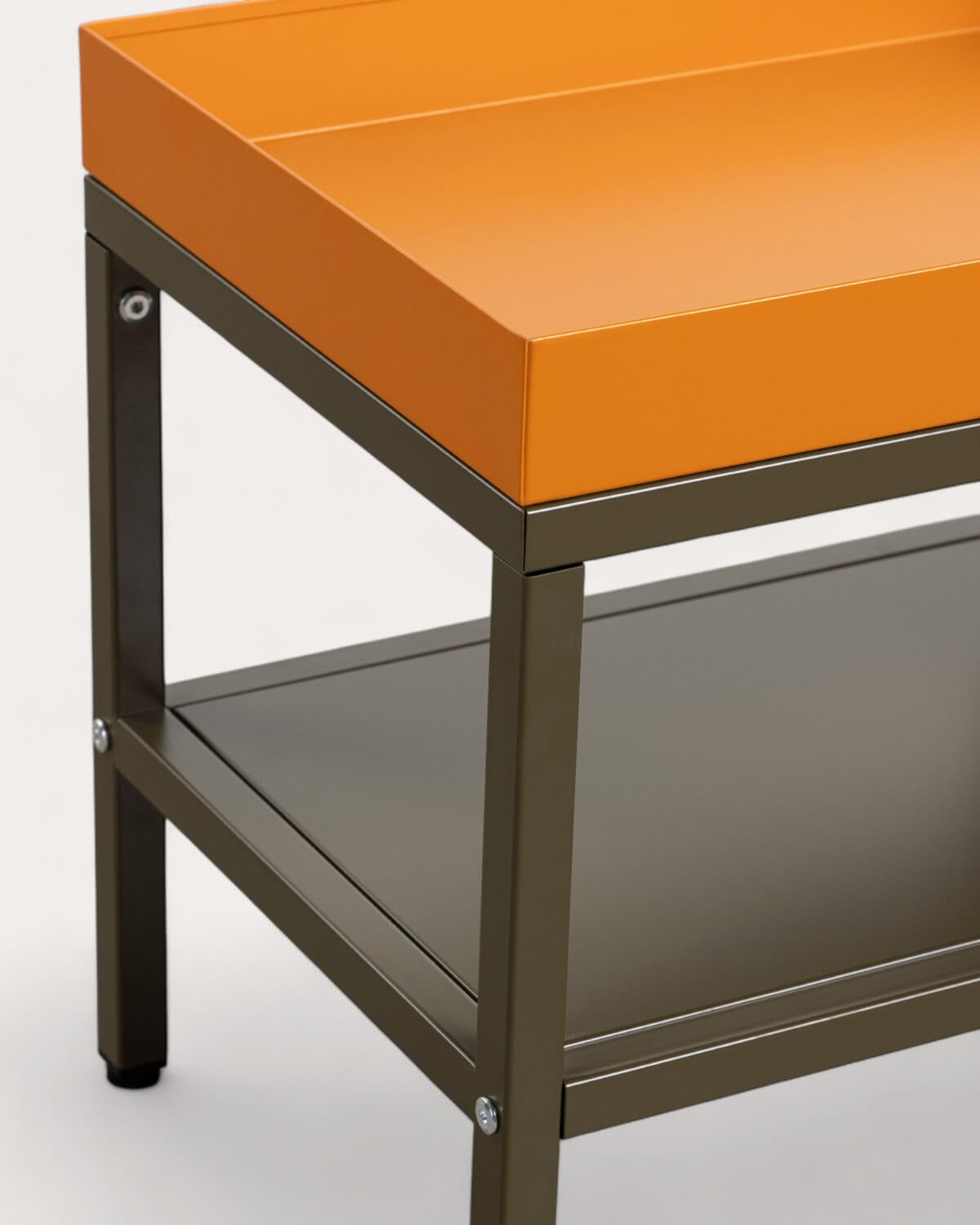 Banc à Chaussures avec Rangement 100x30 cm en Acier Laminé Bruck, image de la gelerie 6