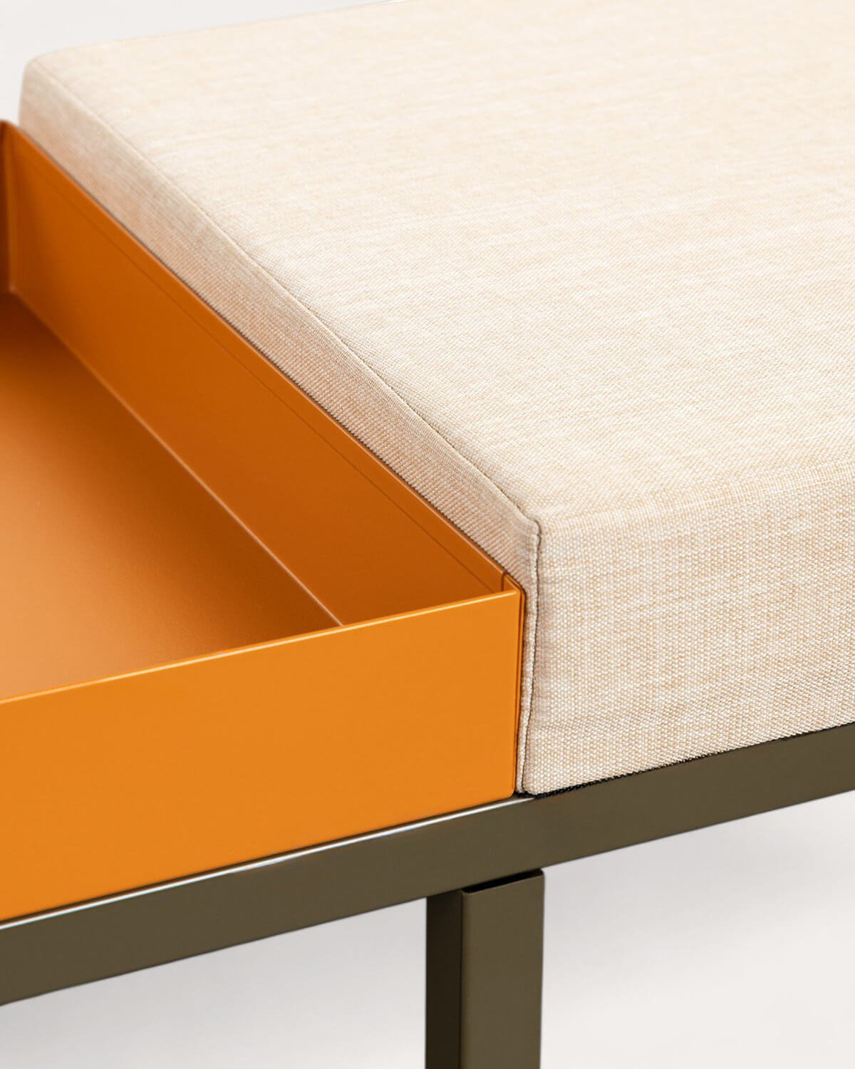 Banc à Chaussures avec Rangement en Acier Laminé Bruck, image de la gelerie 7