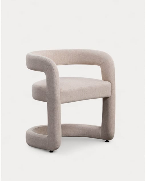 Pack de 2 Chaises de Salle à Manger en Tissu Winsi