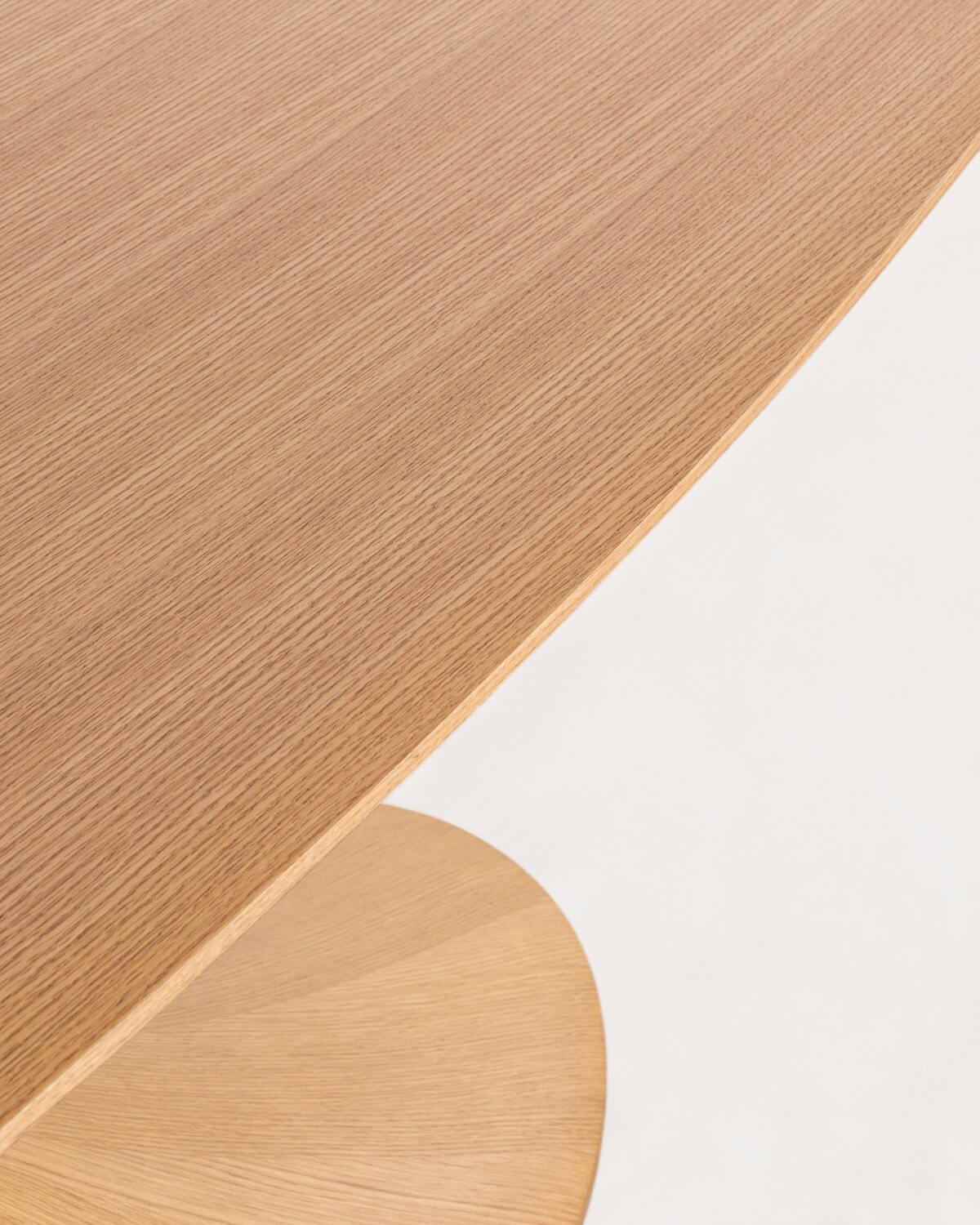 Ensemble Table à Manger Rectangulaire en Bois (220x100 cm) Flawas et 4 chaises en Tissu Elin, image de la gelerie 6