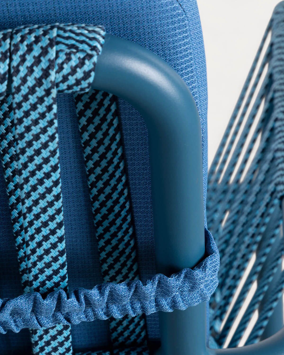 Pack 4 Chaises de Salle à Manger avec Accoudoirs en Aluminium et Corde Drian, image de la gelerie 6