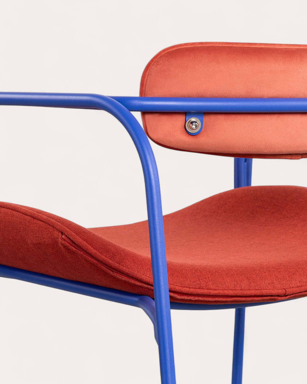 Pack de 4 Chaises de Salle à Manger avec Accoudoirs en Velours et Tissu Ilan, image de la gelerie 7