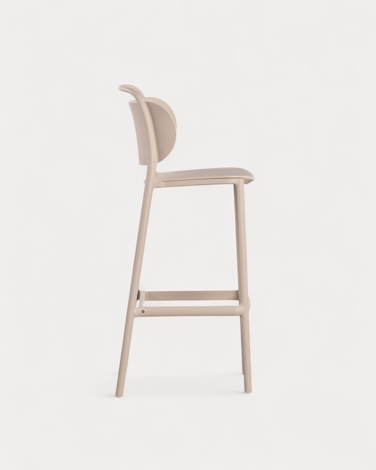 Pack 4 Tabourets d'Extérieur hauts en Polypropylène (77 cm) Kole, image de la gelerie 4