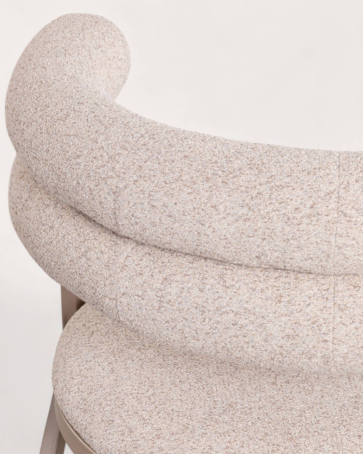 Chaise de Salle à Manger en Tissu et Métal Aixa Classic, image de la gelerie 6