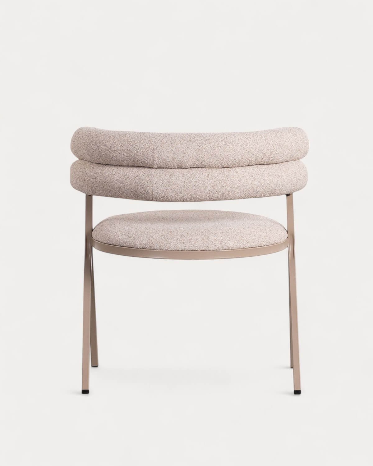 Pack 2 Chaises de Salle à Manger en Tissu et Métal Aixa Classic, image de la gelerie 5