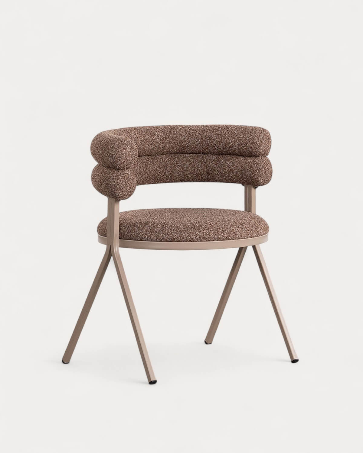 Pack 2 Chaises de Salle à Manger en Tissu et Métal Aixa Classic, image de la gelerie 1