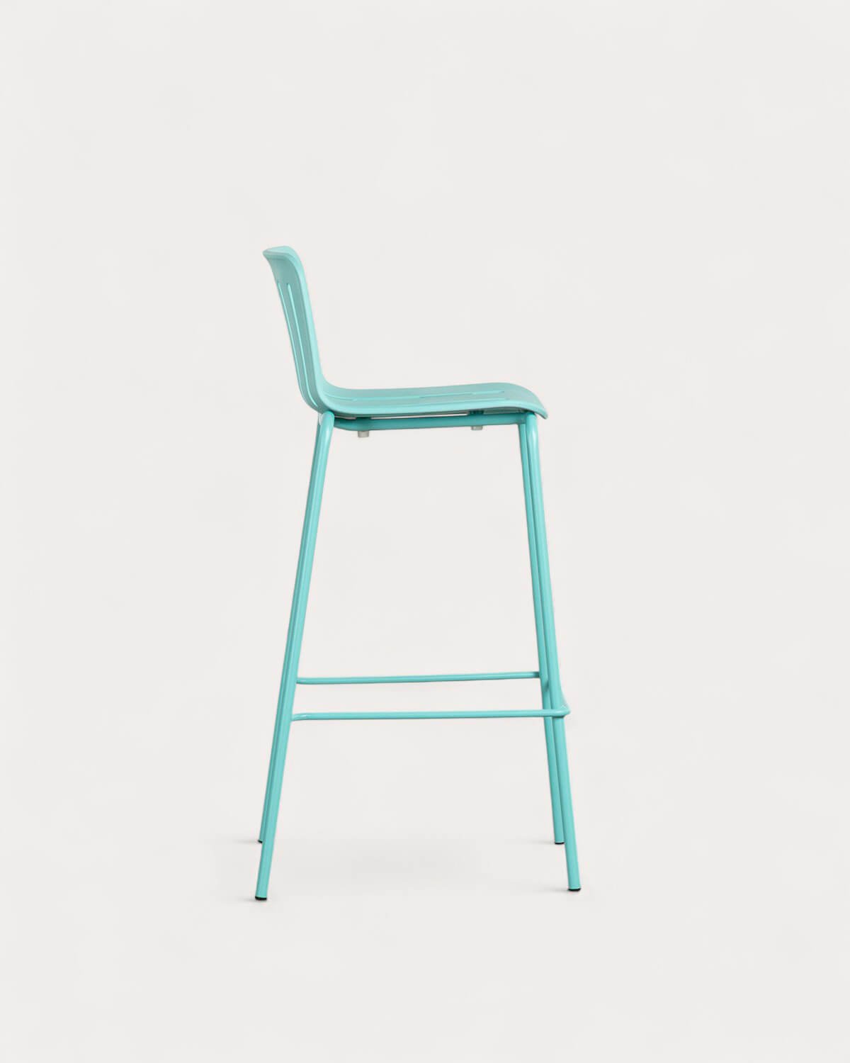 Tabouret Haut d'Extérieur en Polypropylène et Métal (74 cm) Romi, image de la gelerie 4