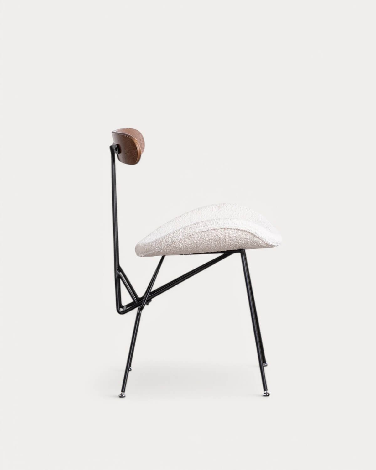 Chaise de Salle à Manger en Tissu et Bois Brunela , image de la gelerie 4