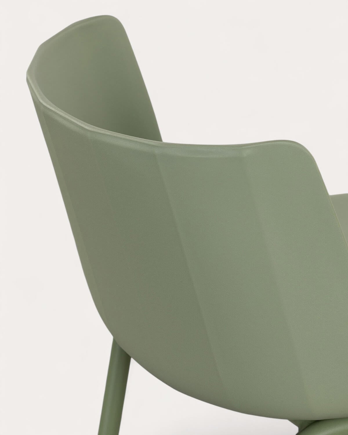 Tabouret haut d'extérieur Meivy en polypropylène et métal (75 cm), image de la gelerie 7