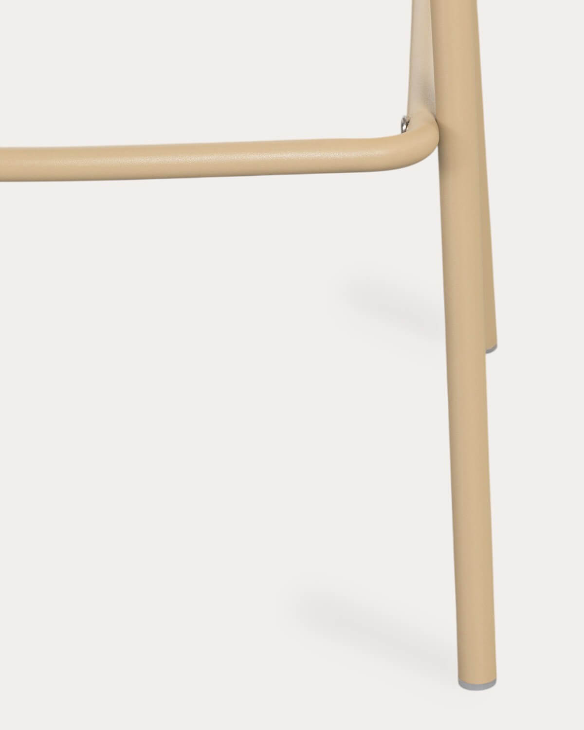 Lot de 2 tabourets hauts d'extérieur en polypropylène et métal (75 cm) Meivy, image de la gelerie 8