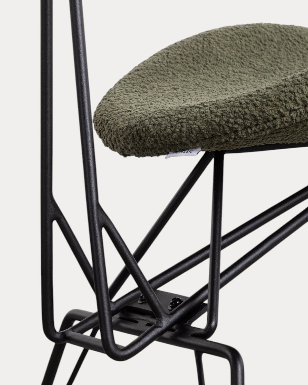 Pack 2 Chaises de Salle à Manger en Tissu et Bois Brunela, image de la gelerie 7