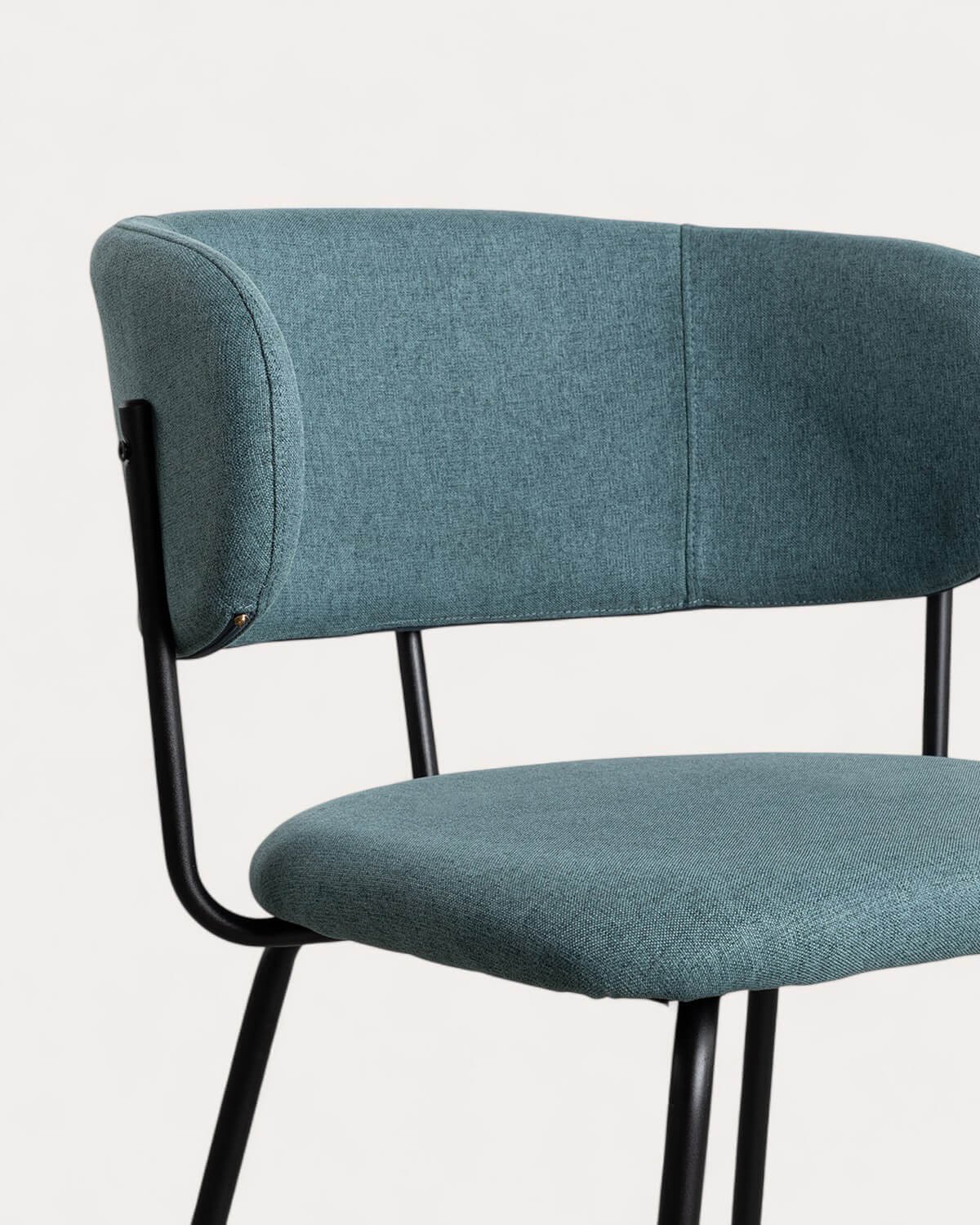 Pack de 2 Chaises de Salle à Manger en Tissu et Métal Bonse, image de la gelerie 6