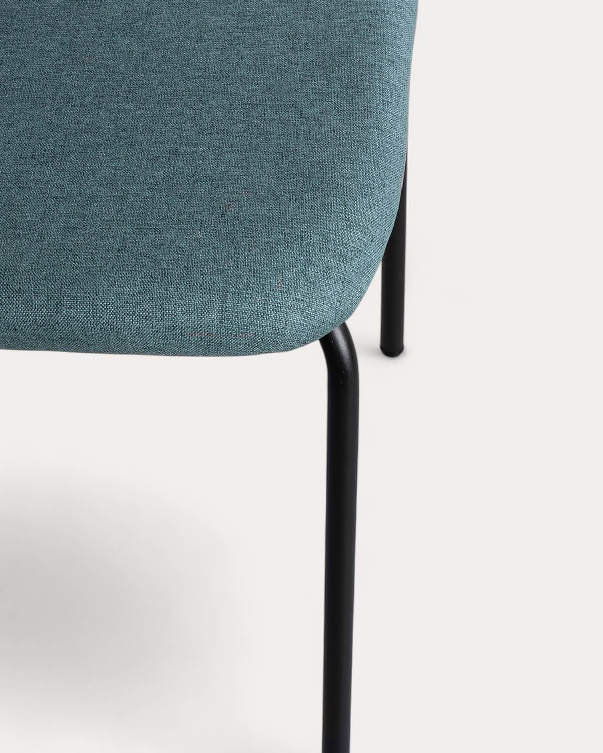 Pack de 2 Chaises de Salle à Manger en Tissu et Métal Bonse, image de la gelerie 8