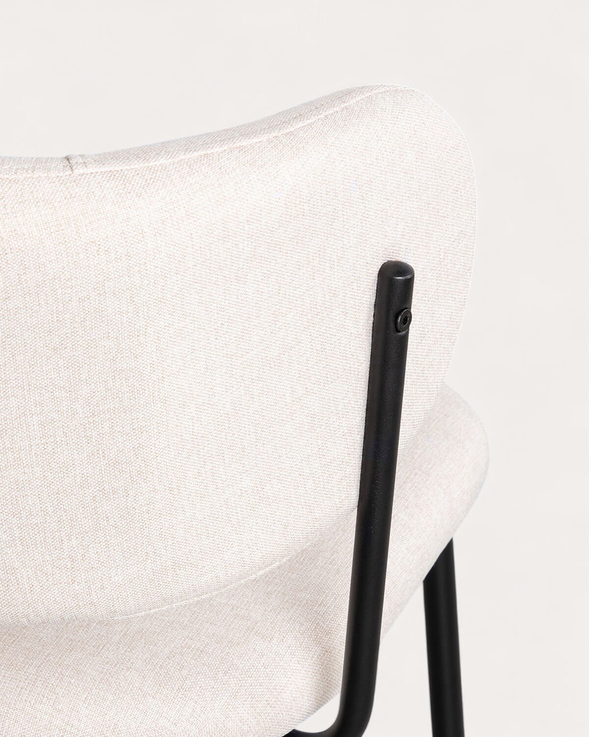 Pack 4 Chaises de Salle à Manger en Tissu et Métal Bonse, image de la gelerie 6