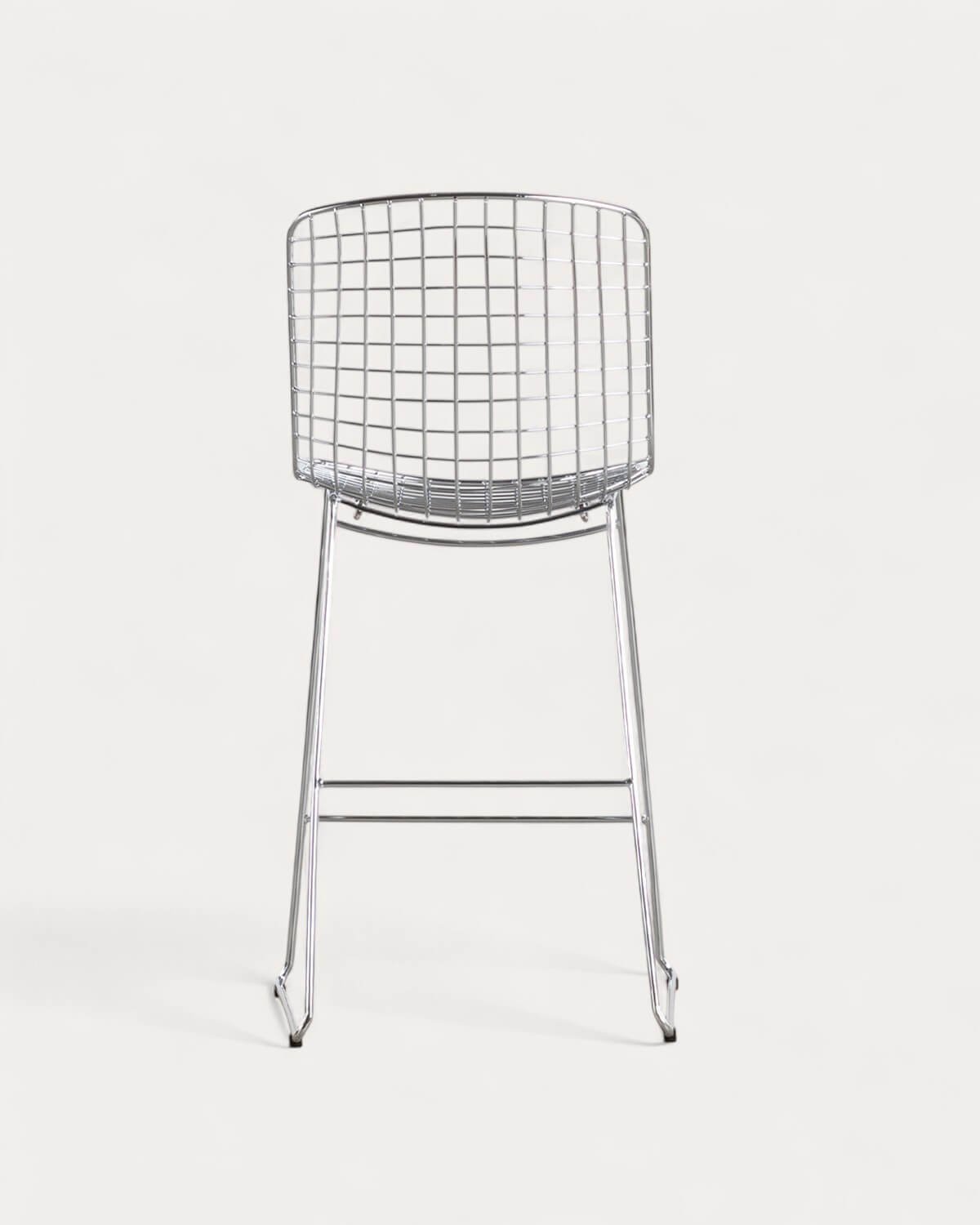 Tabouret Haut en Métal (66 cm) Dossier haut Aras , image de la gelerie 3