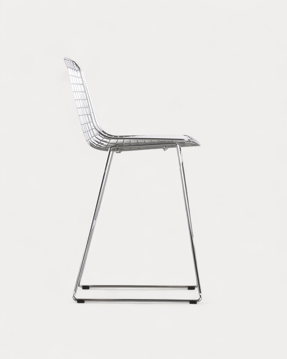 Tabouret Haut en Métal (66 cm) Dossier haut Aras , image de la gelerie 2