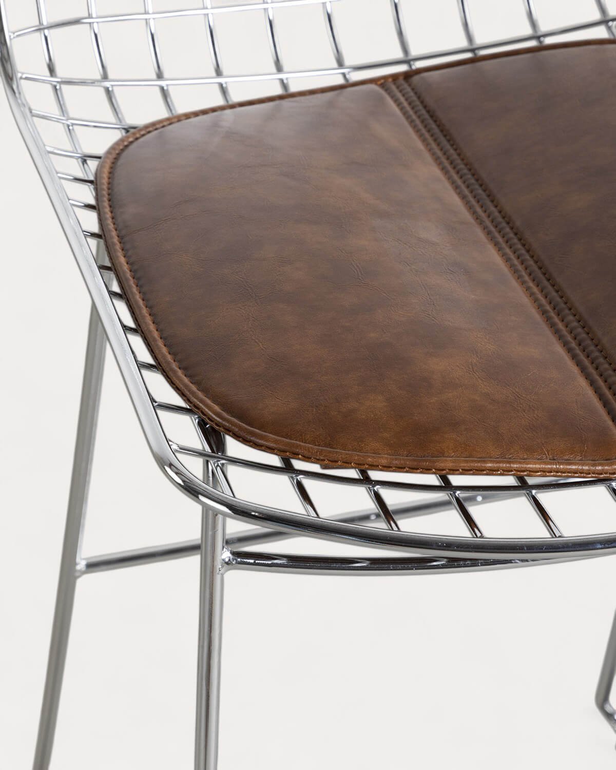 Tabouret Haut en Métal (66 cm) Dossier haut Aras , image de la gelerie 7