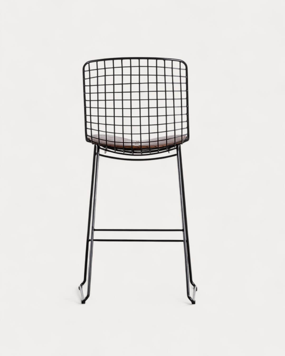 Tabouret Haut en Métal (66 cm) Dossier haut Aras , image de la gelerie 3