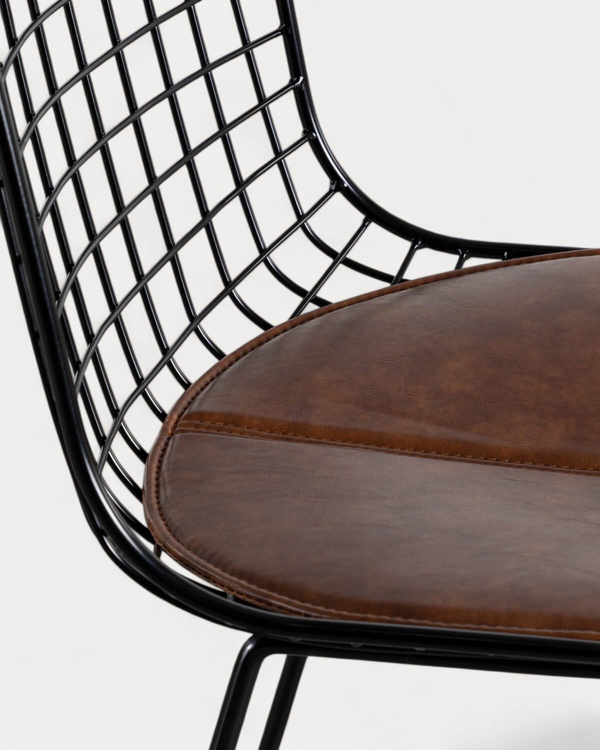 Tabouret Haut en Métal (66 cm) Dossier haut Aras , image de la gelerie 4