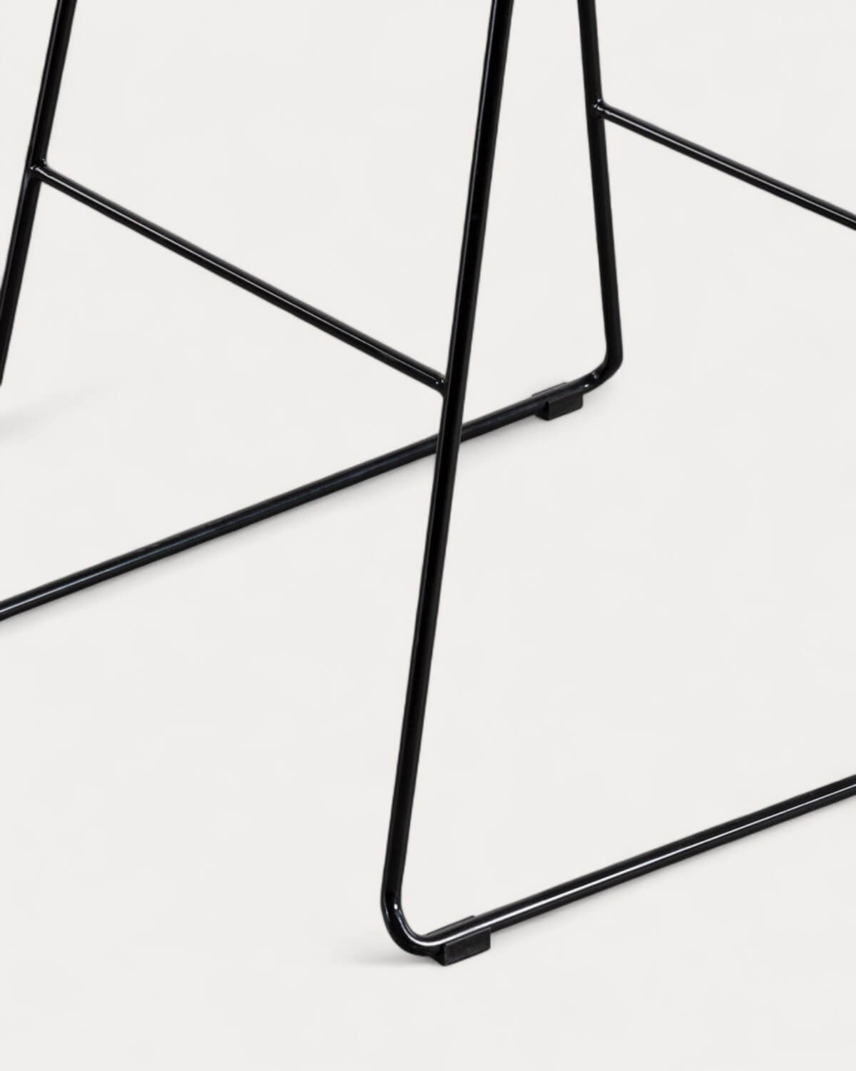 Pack de 2 Tabourets Hauts en Métal (66 cm) Dossier Haut Aras, image de la gelerie 6